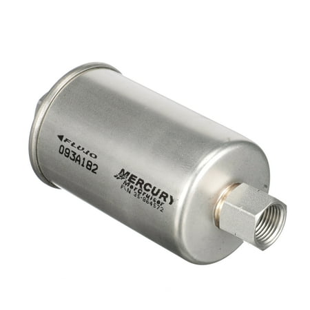 Quicksilver 864572 Replacement Inline Fuel Filter for MerCruiser Sterndrive and Inboard Gasoline Engines