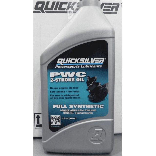Quicksilver 8M0058907 Full Synthetic 2Stroke, 2 cycle oil PWC and