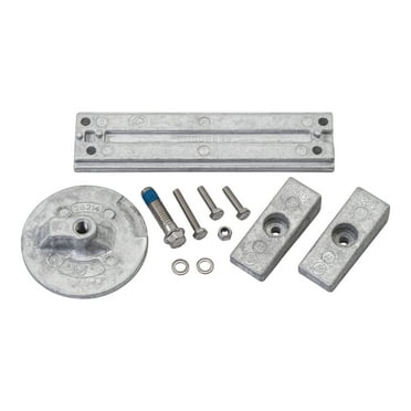 Quicksilver Aluminum Anode Kit For Mercury Verado & Optimax Outboards - 4-Piece Fresh/Salt Water Protection