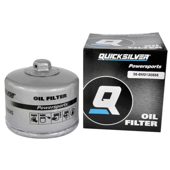 Quicksilver 8M0130585 Oil Filter for BMW and Husqvarna Motorcycles