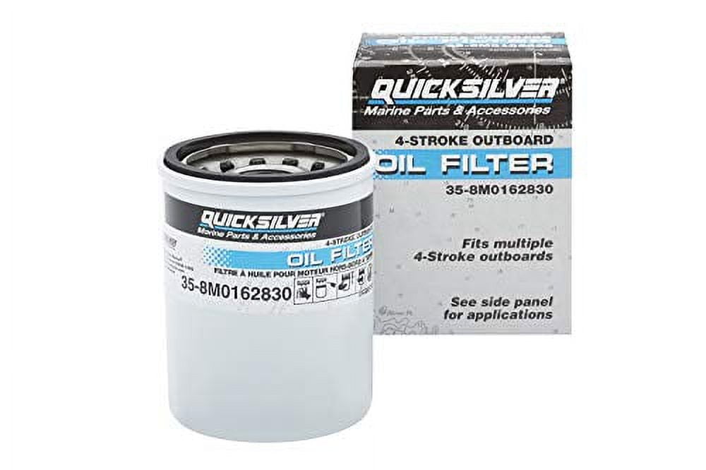 Quicksilver 8M0162830 Oil Filter - Mercury and Mariner 4-Stroke 