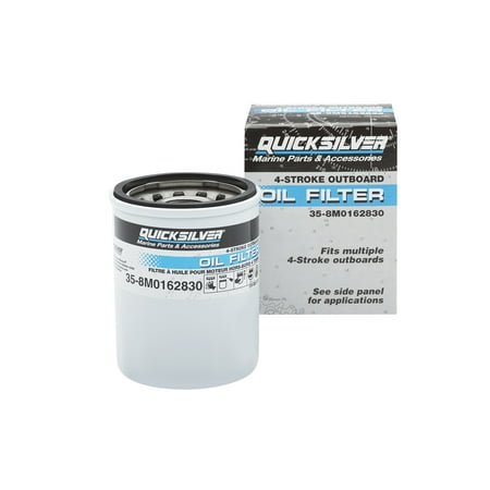 Quicksilver 8M0162830 Oil Filter for Select Mercury and Mariner 4-Stroke Outboards 25-115hp price history and forecast - Quicksilver 8M0162830