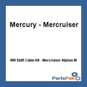 Quicksilver 8M0176525 Lower Shift Cable Kit for MerCruiser Sterndrives MC-I, R, MR, Alpha One and Alpha One Gen II