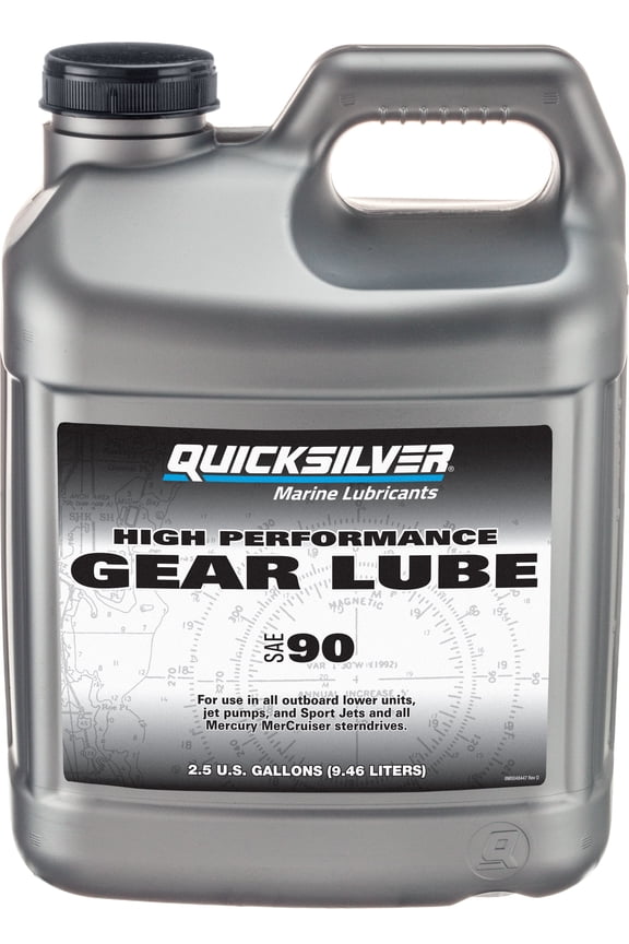 SAE 90 High Performance Gear Lube for Outboards and Sterndrives, 2.5 Gallon