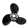 thumbnail image 1 of Quicksilver Black Diamond 3-Blade Aluminum Propeller, 10.3" Diameter x 14" Pitch, Right Hand Rotation, 1 of 6