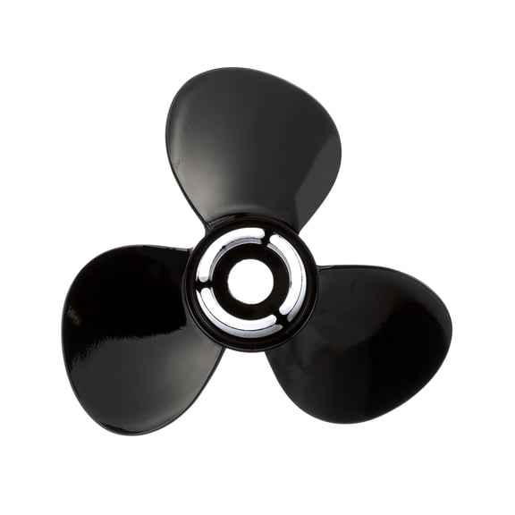 Quicksilver Black Diamond 3-Blade Aluminum Propeller, 12.7" Diameter x 21" Pitch, Right Hand Rotation