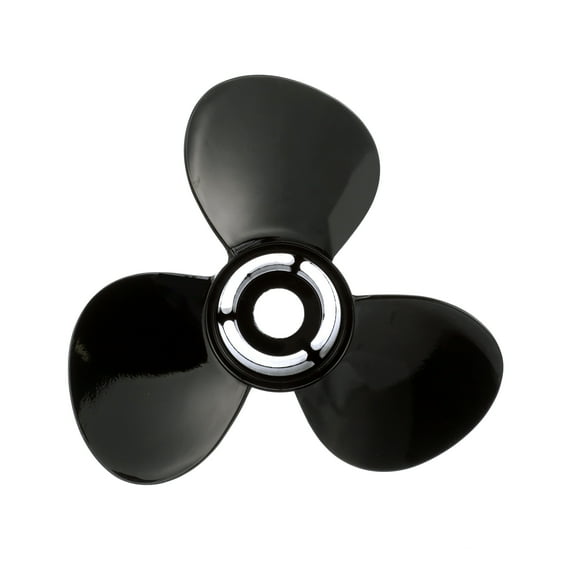 Quicksilver Black Diamond 3-Blade Aluminum Propeller, 13.8 Diameter x 15 Pitch, Right Hand Rotation