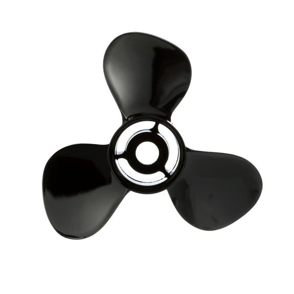Quicksilver Black Diamond 3-Blade Aluminum Propeller, 15.3" Diameter x 15" Pitch, Right Hand Rotation