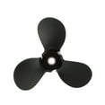 thumbnail image 1 of Quicksilver Black Diamond 3-Blade Aluminum Propeller, 9.3" Diameter x 11" Pitch, Right Hand Rotation, 1 of 7