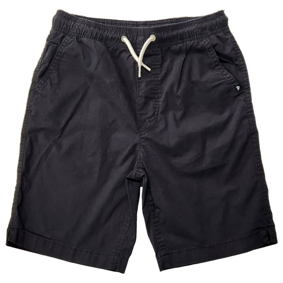 Quicksilver Boys Black Cotton Elastic Waist Skater Shorts Large 14-16