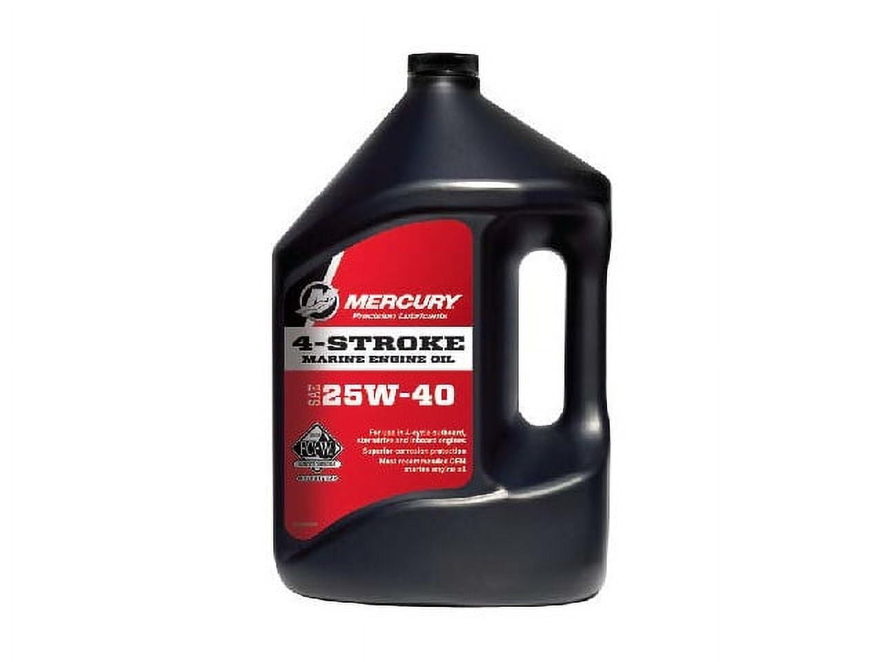Quicksilver Marine New OEM 4-Stroke 25W-40 Conventional Oil 1 Gal., 92-8M0078628