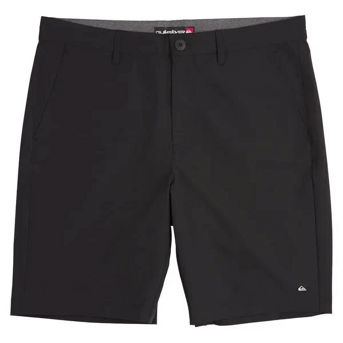 Quiksilver Mens Hybrid Shorts Way Stretch UPF 50 Golf (Black