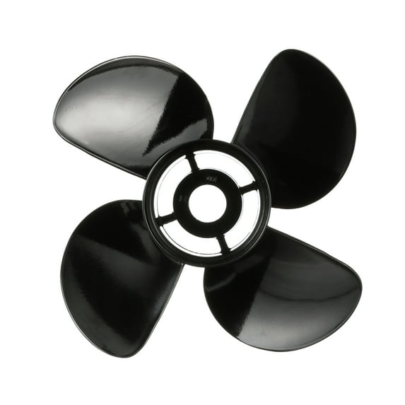 Quicksilver Nemesis 4-Blade Aluminum Propeller, 12.5" Diameter x 19" Pitch, Right Hand Rotation