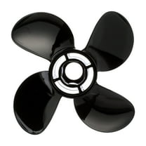 Quicksilver Nemesis 4-Blade Aluminum Propeller, 14" Diameter x 19" Pitch, Right Hand Rotation