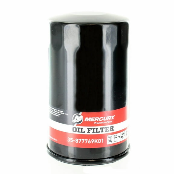 Mercury Marine Quicksilver New OEM Verado Screw-On Canister Oil Filter, 35-877769K01