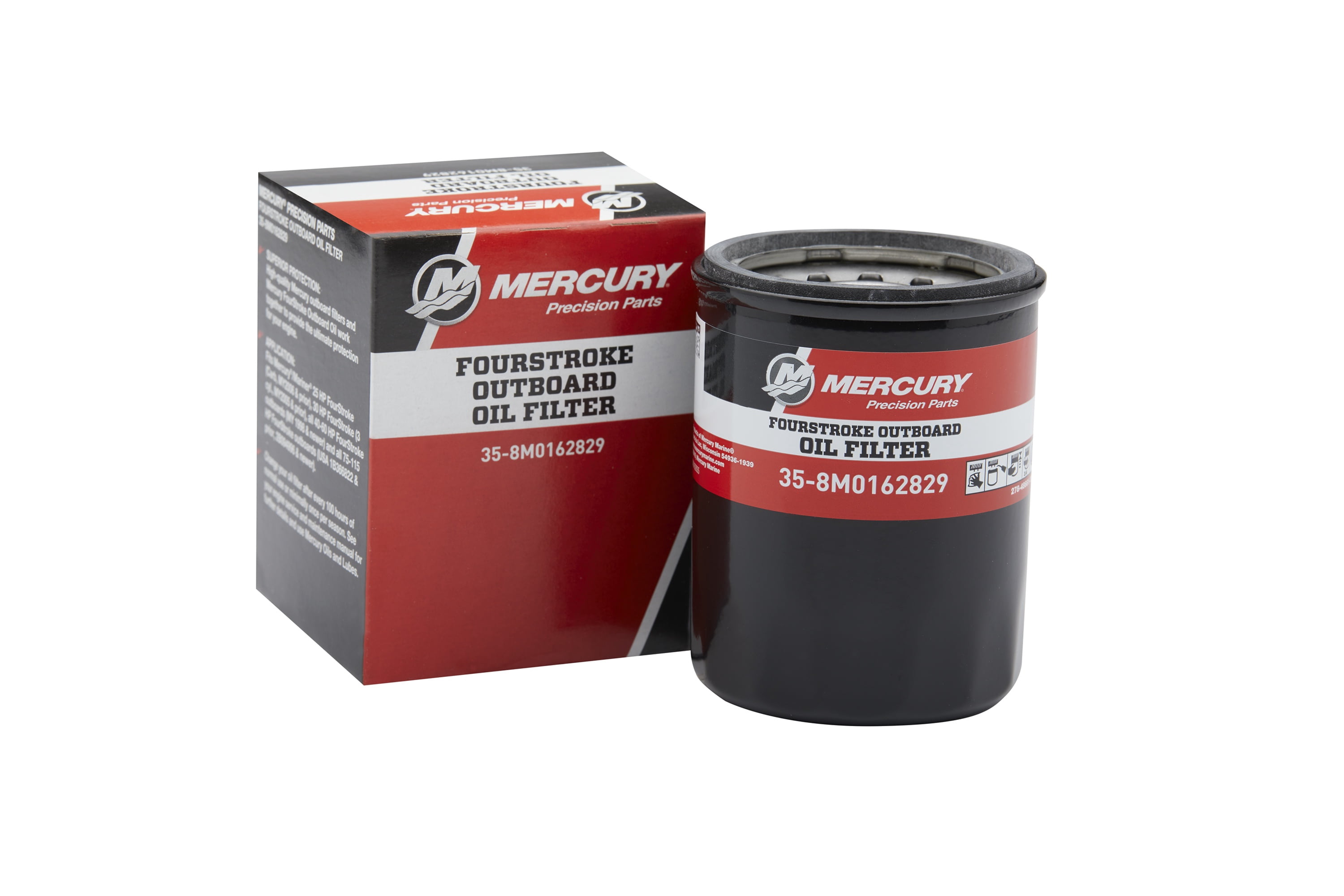 Mercury 8M0162829 Oil Filter for Select Mercury and Mariner 25-115hp FourStroke Outboards