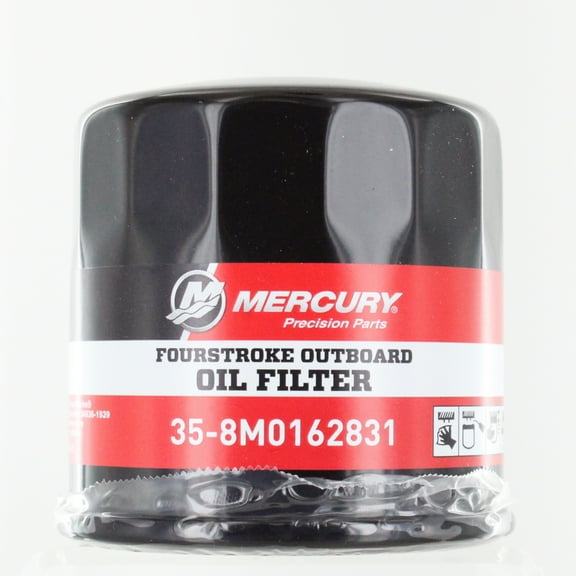 Quicksilver New OEM Fourstroke Outboard Oil Filter, 35-8M0162831