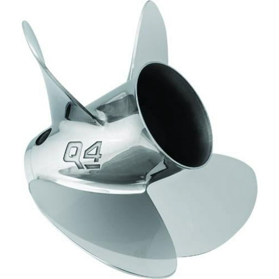 Quicksilver Q4 Boat Propeller, 12.7X19 Right-Hand, 48-8M0055562
