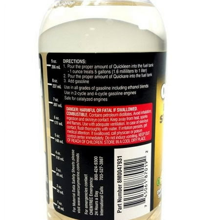 Quicksilver New OEM Quickleen Engine & Fuel Cleaner 92-8M0047931