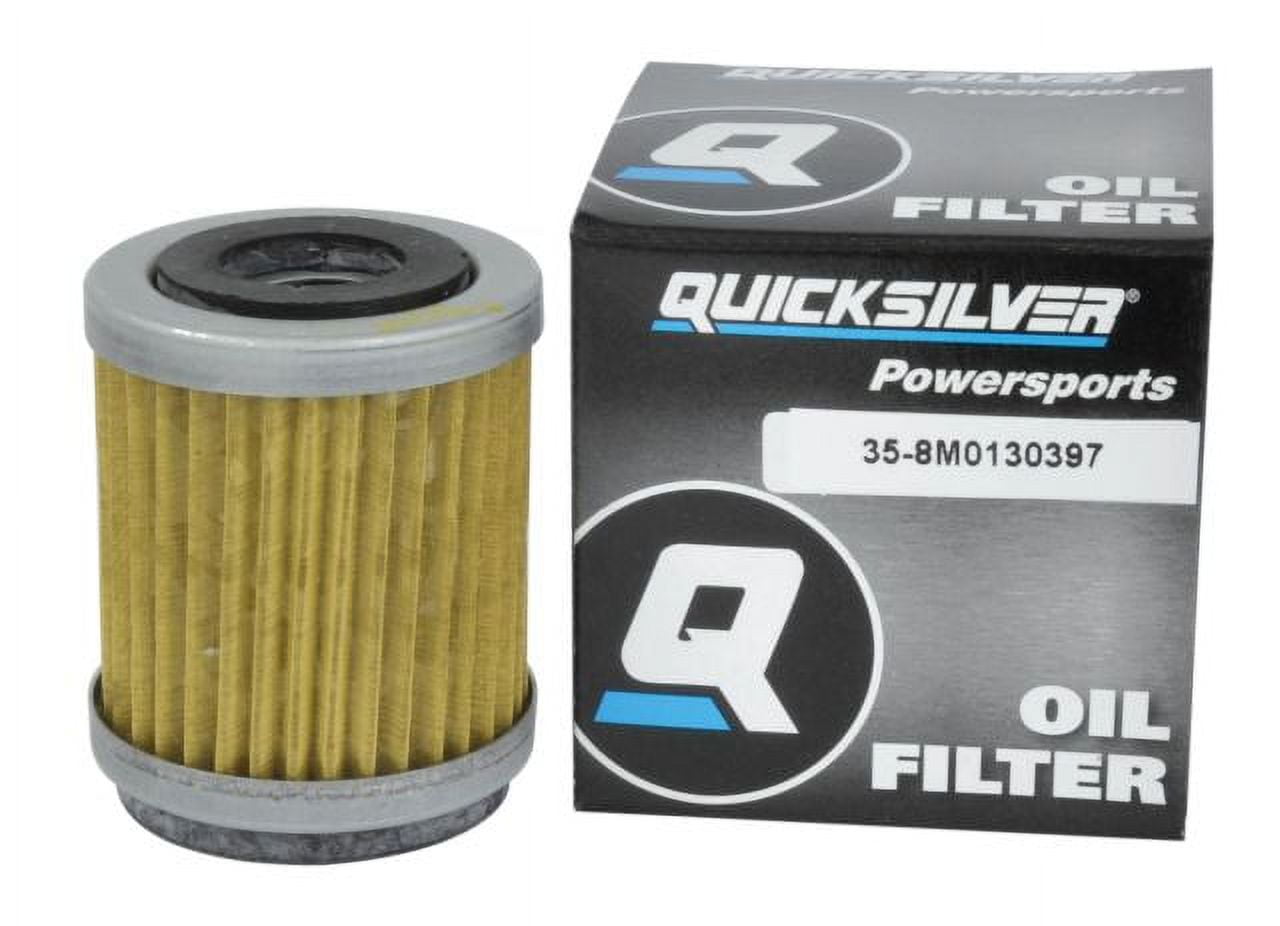 Quicksilver Oil Filter (8M0130397) Yamaha YFM350, YFM400 Series ATVs