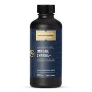 Quicksilver Scientific Immune Charge+ Elderberry Immune Support with 10,000 IU Vitamin D3, 25,000 Vitamin A, Vitamin C, E, K1 & K2 for Immune Health & Lung Support 100ml