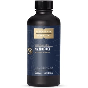 Quicksilver Scientific NanoFuel - Energy Support - Nootropic Formula Designed to Support Focus + Productivity (3.38oz / 100ml)