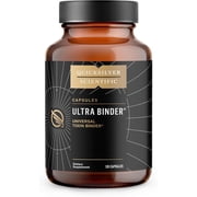 Quicksilver Scientific Ultra Binder - Multi Toxin Binder with Bentonite Clay Powder, Zeolite Detox & Charcoal - Supplement for Gut Support & The Bodys Toxin Removal Process 120 Capsules