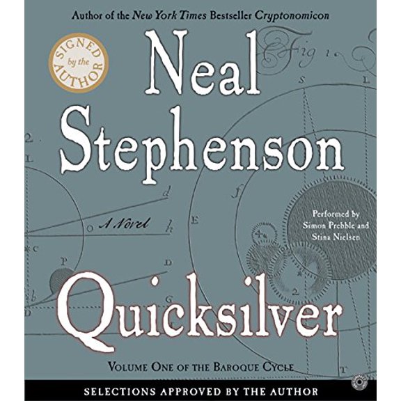Pre-Owned Quicksilver: Volume One of the Baroque Cycle (Audiobook 9780060721619) by Neal Stephenson, Simon Preble, Stina Nielsen