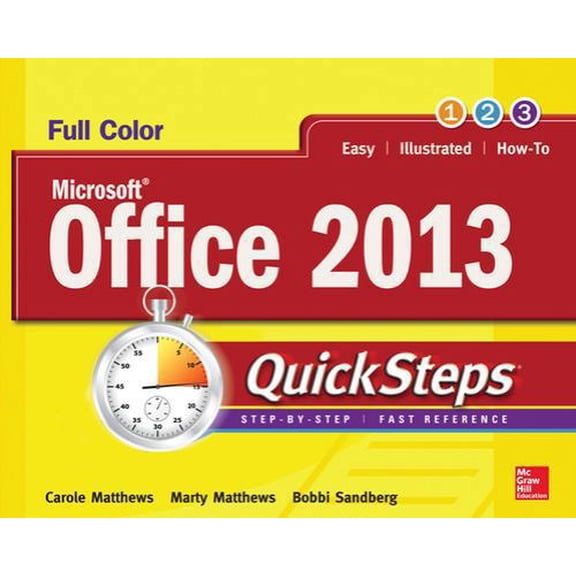 Pre-Owned Microsoft Office 2013 QuickSteps (Paperback) 0071805877 9780071805872