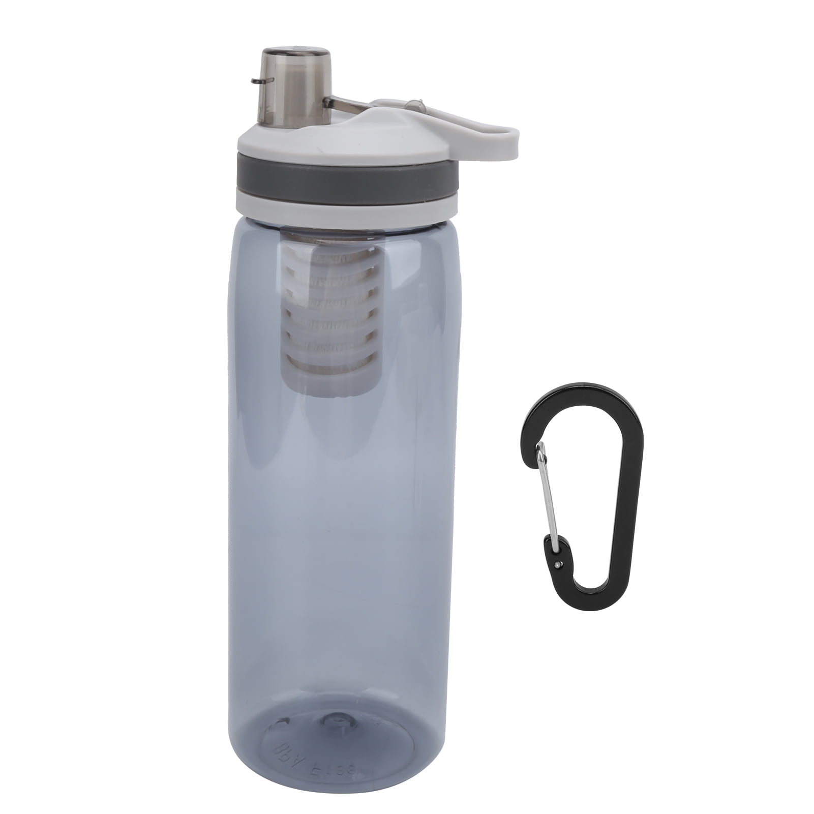 Quickwittc 770ml Portable Filtered Water Bottle Outdoor Water Purifier for Camping Hiking Emergency