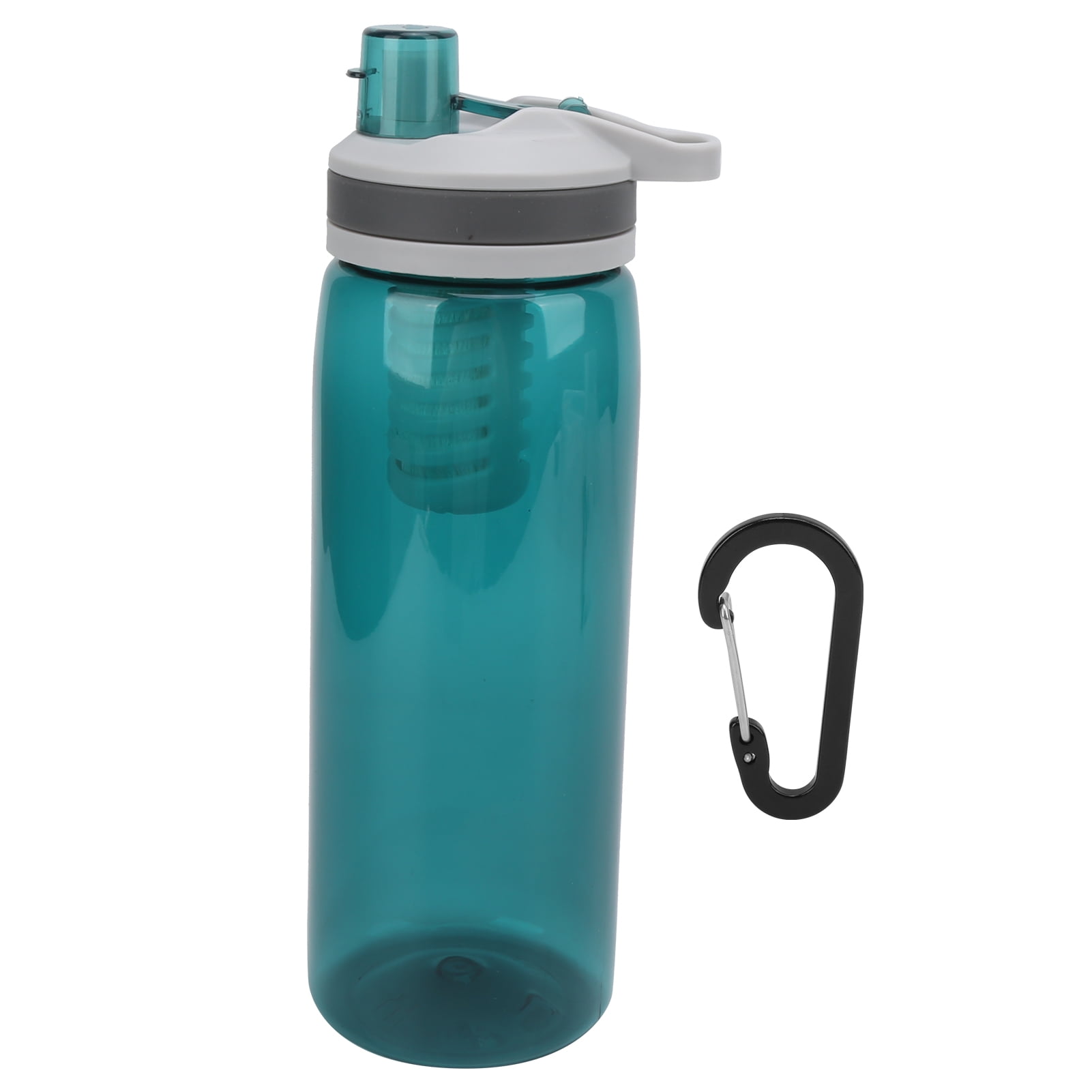 Quickwittc 770ml Portable Filtered Water Bottle Outdoor Water Purifier for Camping Hiking Emergency