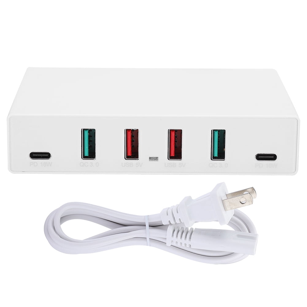 Quickwittc X5 Multi-functional USB Intelligent Charger for Mobile Phone Tablet US Plug 100-240V 50-60Hz