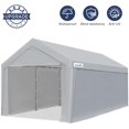 thumbnail image 1 of Quictent 10’ x 20’ x 87’ Silver Gray Heavy Duty Carport, 1 of 8