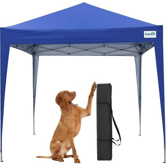 Quictent 10x10 Pop Up Canopy Tent - Instant Setup Gazebo for 1 Person, Portable & Compact, Waterproof & UV Protection, Ideal for Camping, Beach, Parties, and Outdoor Events