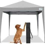 Quictent 10x10 Pop Up Canopy Tent - Instant Setup Gazebo for 1 Person, Portable & Compact, Waterproof & UV Protection, Ideal for Camping, Beach, Parties, and Outdoor Events