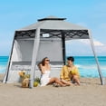 thumbnail image 1 of Quictent 10x10 Pop Up Canopy Tent Lightweight, Portable, and Versatile for Beach and Sporting Events with Sun Protection and Easy Setup, Gray, 1 of 7