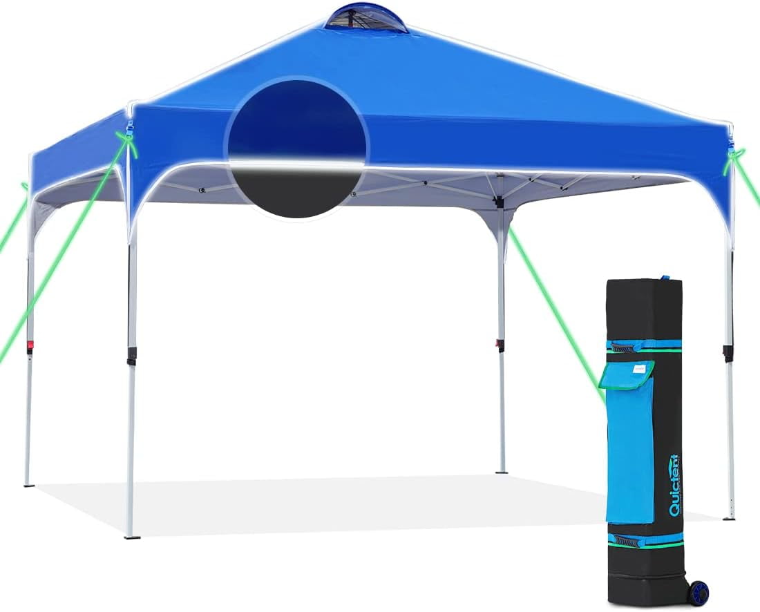 Quictent 10x10 Pop up Canopy TentPortable Instant Shelter with Vent, Ez