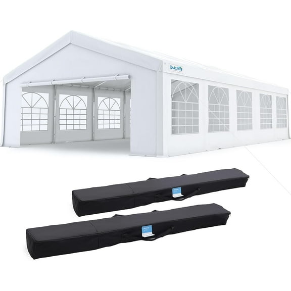 Quictent 10x30ft Party Tent Heavy Duty Outdoor Canopy Tent Carport Wedding Event Shelter Wedding Tents
