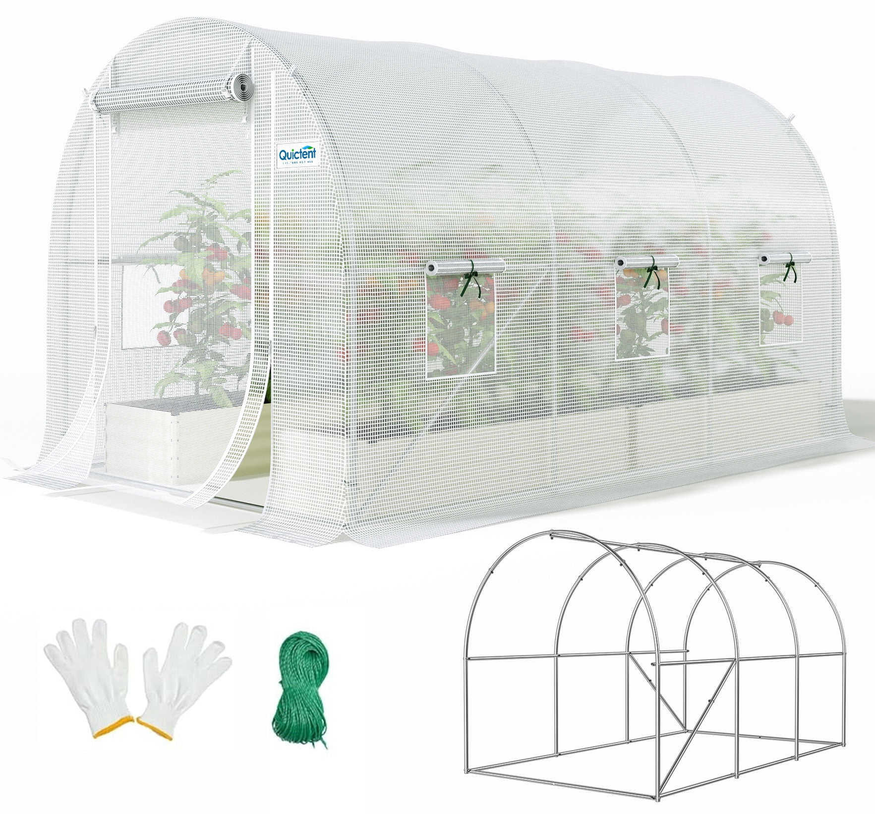 Quictent 10×7 walk-in tunnel