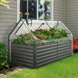 週末特価! レイアウトボード 「90*60*4センチ 3枚入」 Home-Complete 4ft x 3ft Galvanized Raised Garden Bed with