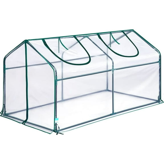 Quictent 71"x36"x36" Portable Mini Cloche Greenhouse, Waterproof UV-Resistant Hot House for Indoor Outdoor (Clear)