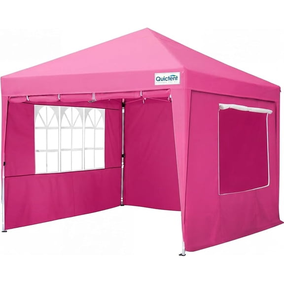 Quictent Pop up Canopy Tent 10'x10' with 4 Detachable Window Sidewalls