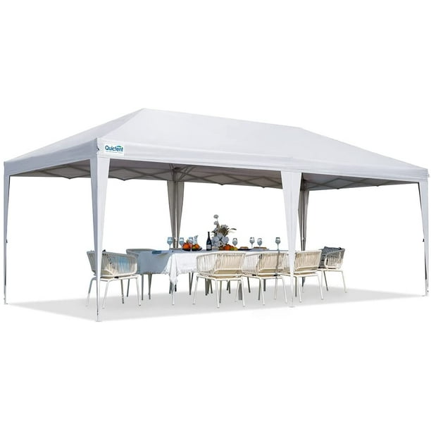 Quictent 10x20 Easy Pop up Canopy Tent Instant Canopy Shelter