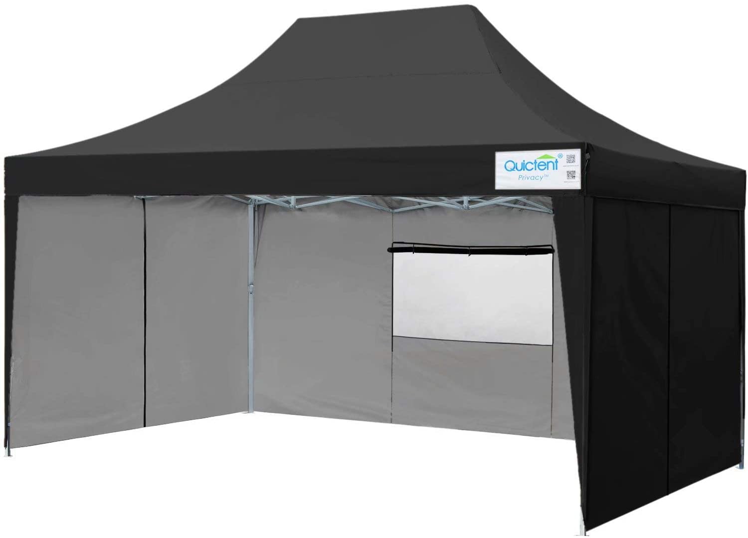 Quictent Privacy 10x15 ft Ez Pop up Canopy Tent Enclosed Outdoor