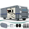 thumbnail image 1 of Quictent Upgraded Class A RV Cover, Extra-Thick 6-ply Camper Cover, Fits 30-33ft Motorhome, Grey, 1 of 10