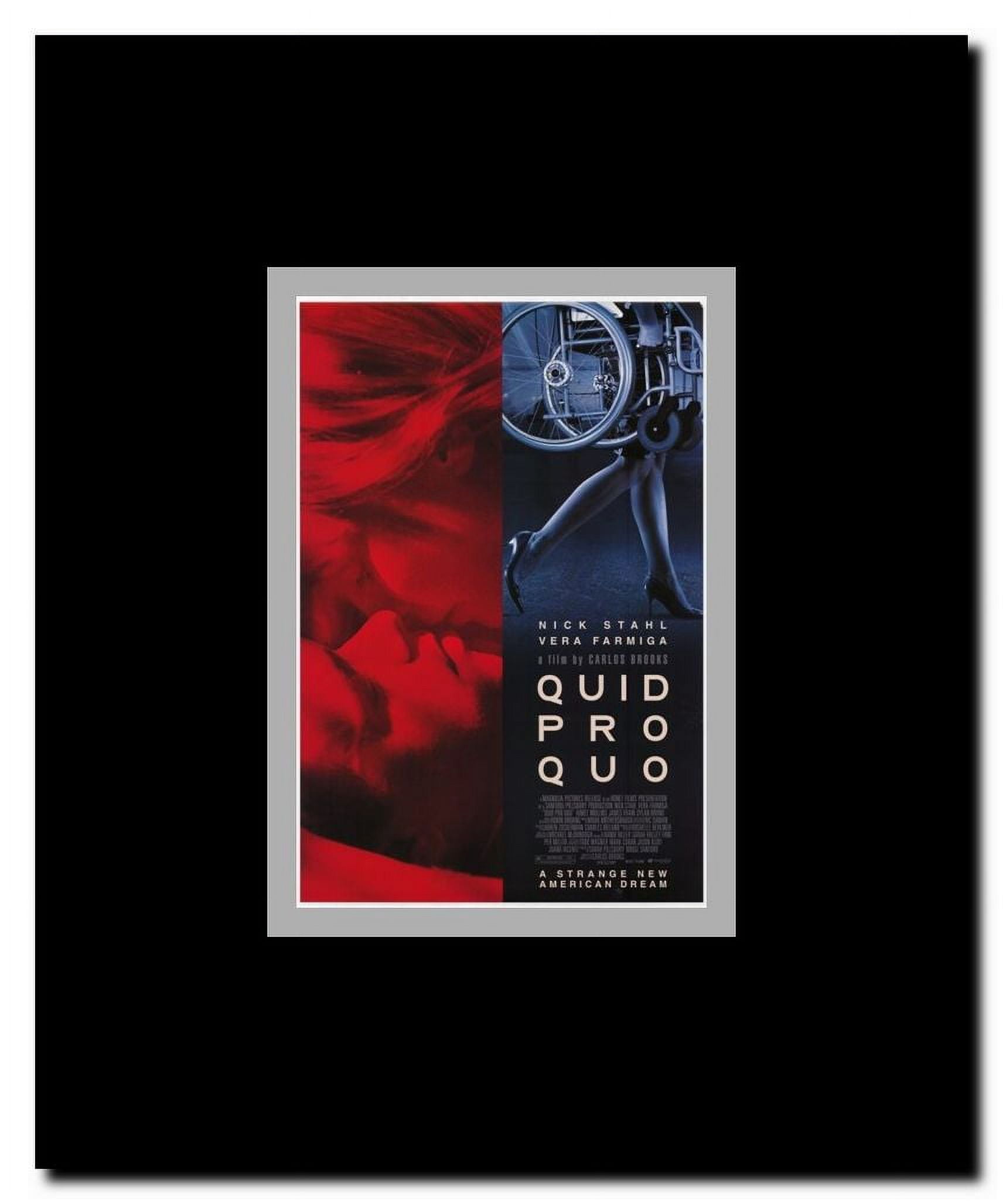 Quid Pro Quo Framed Movie Poster