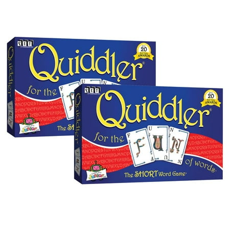 SET Family Games Quiddler Word Game, Pack of 2