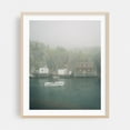 thumbnail image 1 of Quidi Vidi in Fog 01 - St. John's Newfoundland and Labrador Canada Photography Oak Framed Wall Art Print 16 x 20 inches, 1 of 12