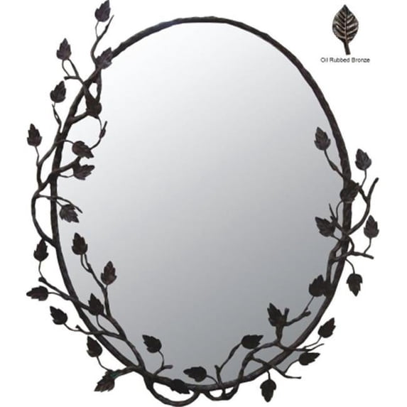 Quiescence AC-MIR-ASP-ORB Aspen Mirror- Oil Rubbed Bronze