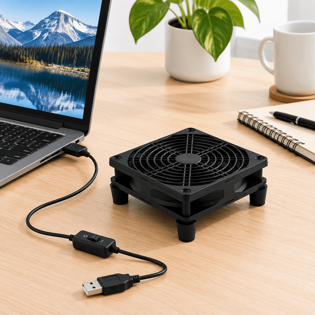 Breads Router Quiet 120mm Router Fan Cooler With L/m/h 3-degree Speed Controller Dc ...